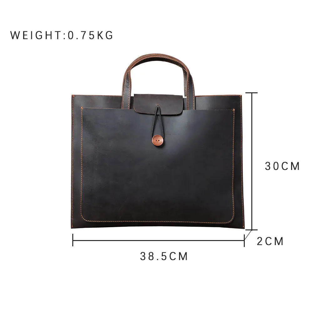 Personalized Hand stitched leather slim small laptop bag , brown leather lightweight laptop bag , leather Portfolio portfolio