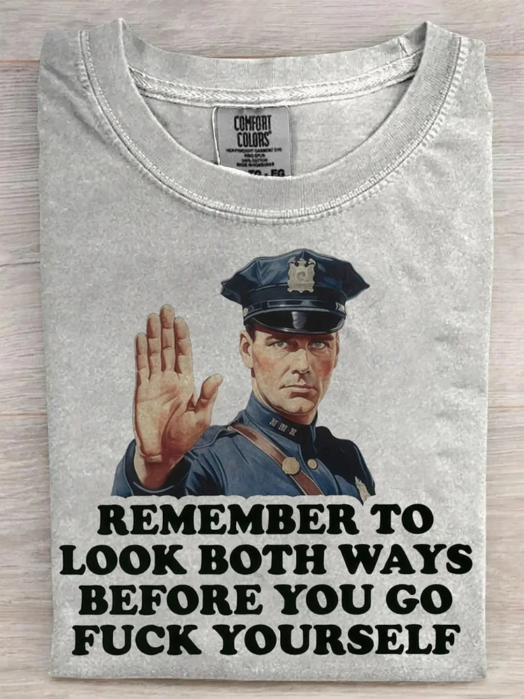 Teecade Teecade Fuck Yourself Vintage Funny  T-shirt