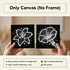 12Pcs DIY Mini Pearl Painting Flower for Home Decor(15x15cm)