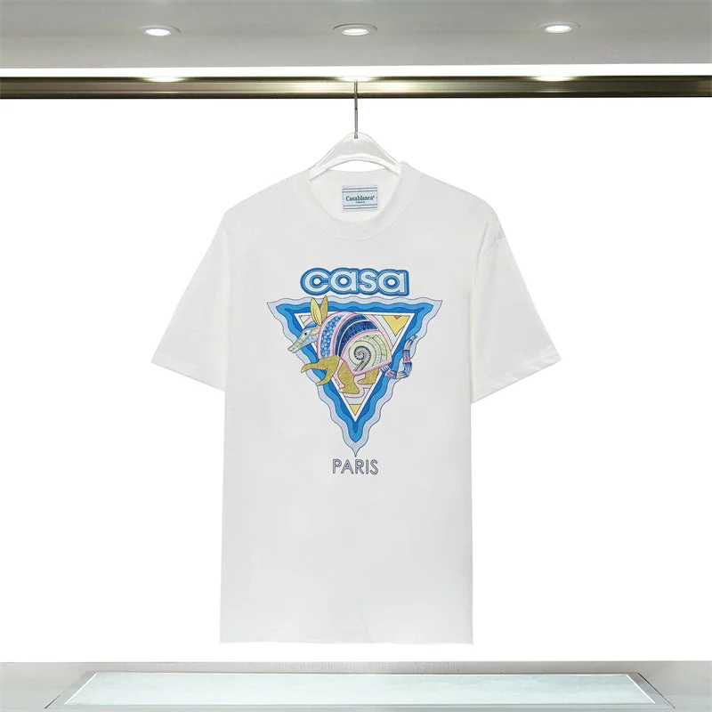 Casablanca 2023 new fashion T-shirt short sleeves