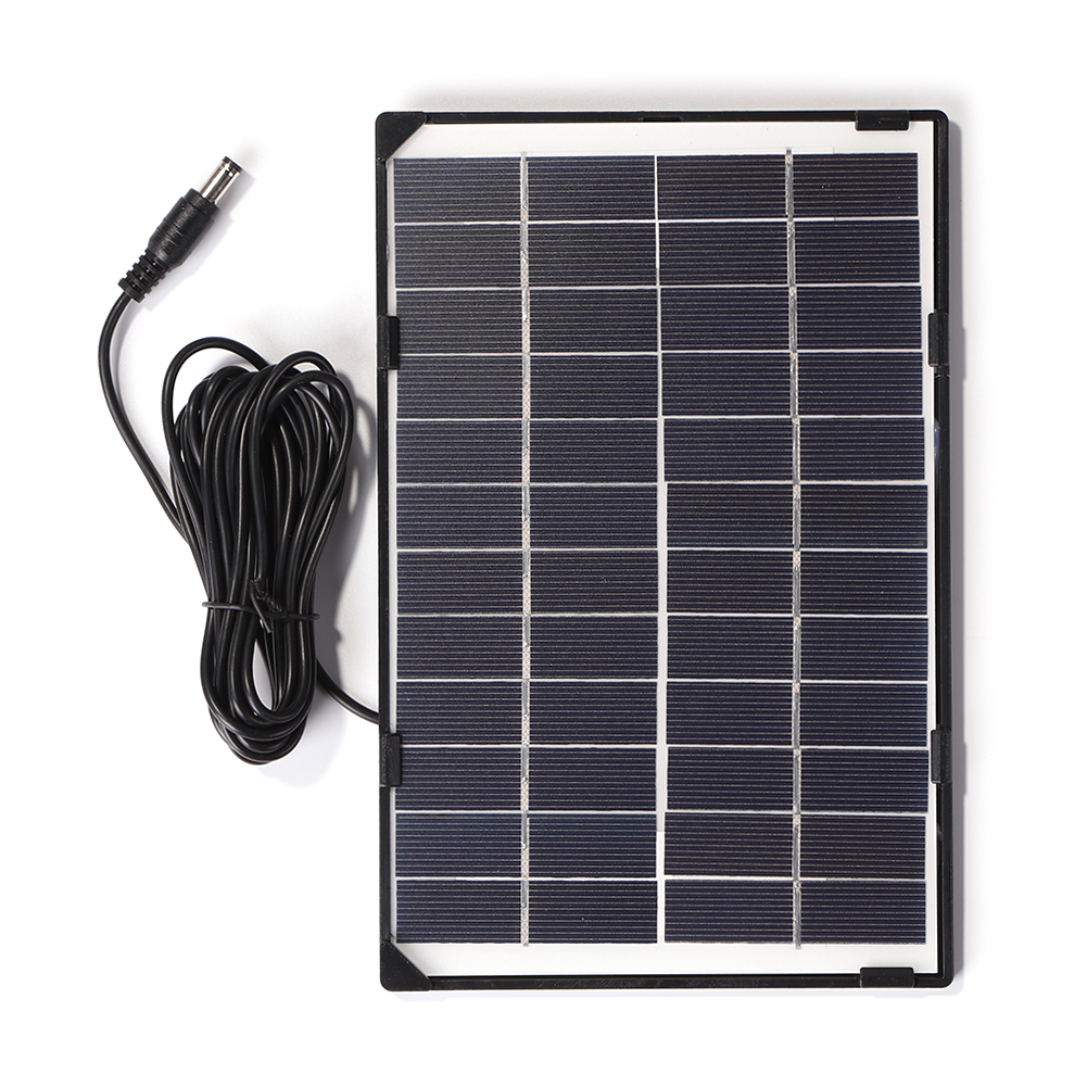 

6W 12V DC5521 Camera Solar Panel Outdoor Home Surveillance Lighting Charger, 501 Original