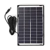 6W 12V DC5521 Camera Solar Panel Outdoor Home Surveillance Lighting Charger