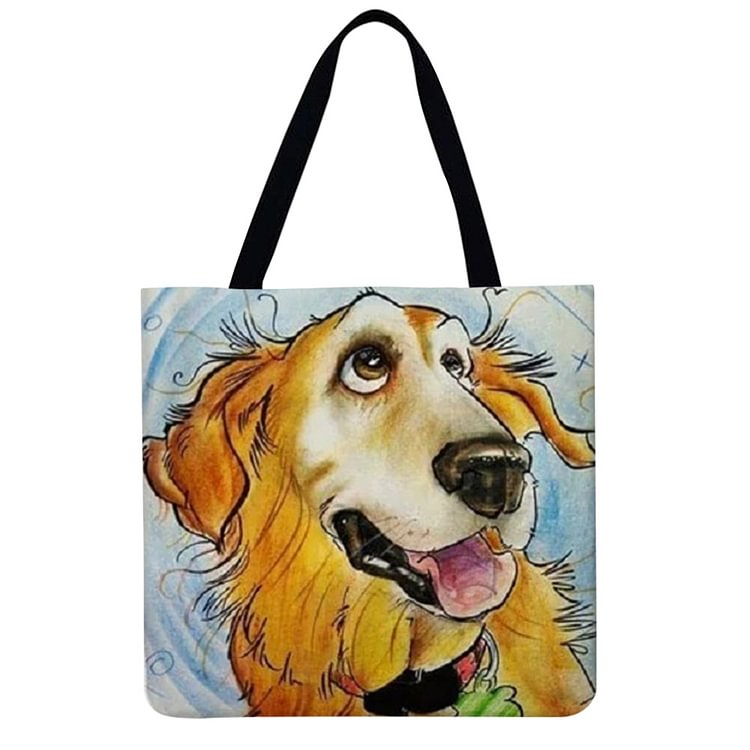 Dog - Linen Tote Bag