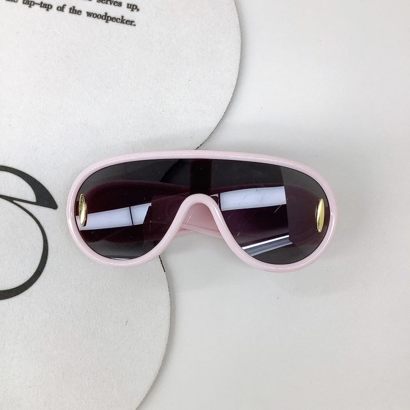 New Children’s Sunglasses Retro UV-proof Beach Baby Sunglasses Boys And Girls Concave Glasses Fashion