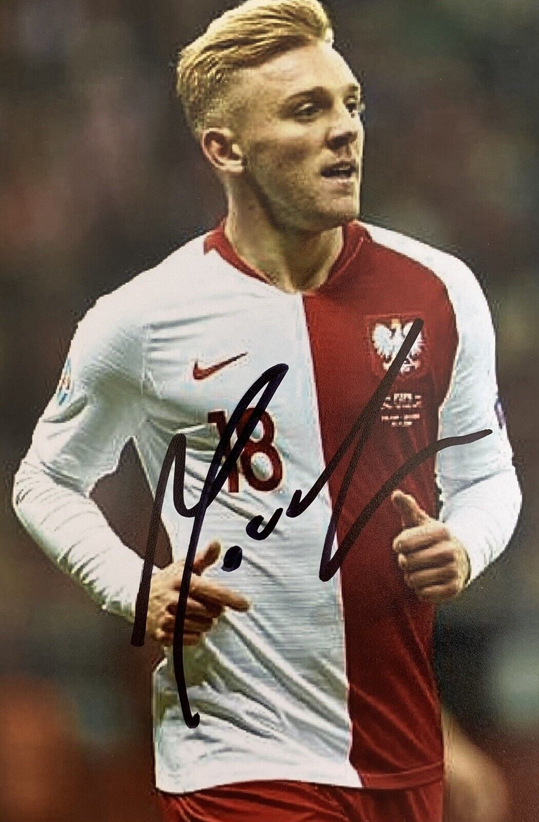 Kamil Jozwiak Genuine Hand Signed Poland 6X4 Photo Poster painting