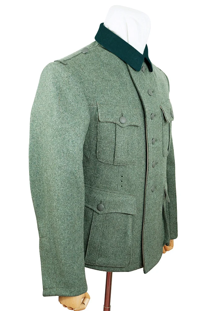   Wehrmacht German M1936 EM Field Wool Tunic Feldbluse (6 Buttons) German-Uniform