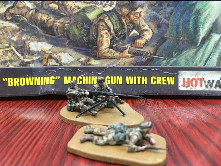 pornhint Pornhint Painted Red Star ZVEZDA 7414 Modern US Army Special Forces Browning Machine Gun Group 1/72