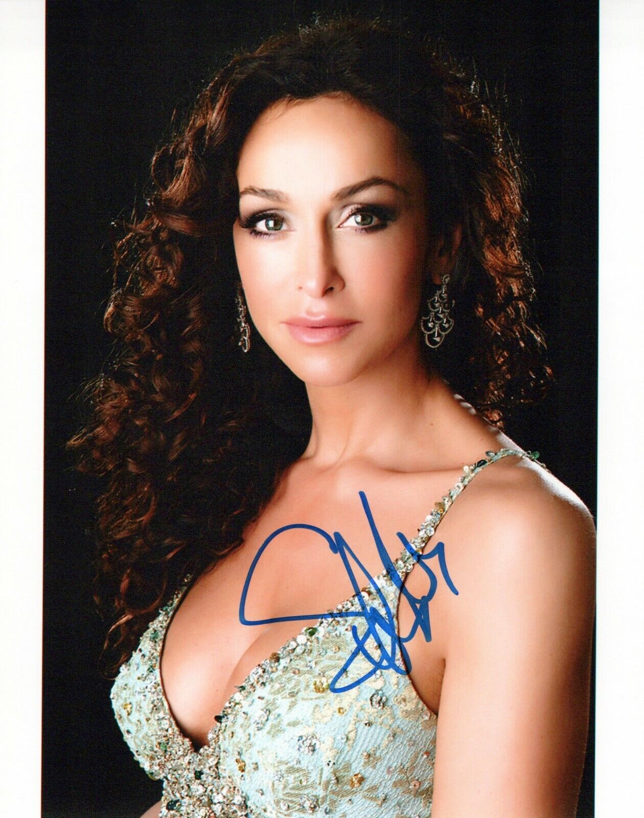 Sofia Milos glamour shot autographed Photo Poster painting signed 8x10 #3