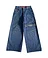 Letter print design baggy high waisted jeans for women 2025 Harajuku casual gothic wide leg straight casual jeans for women y2k