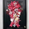 🔥Last Day 49% OFF🍭Mr & Mrs Claus Peppermint Christmas Swag Wreath🎄-mysite-Adracos