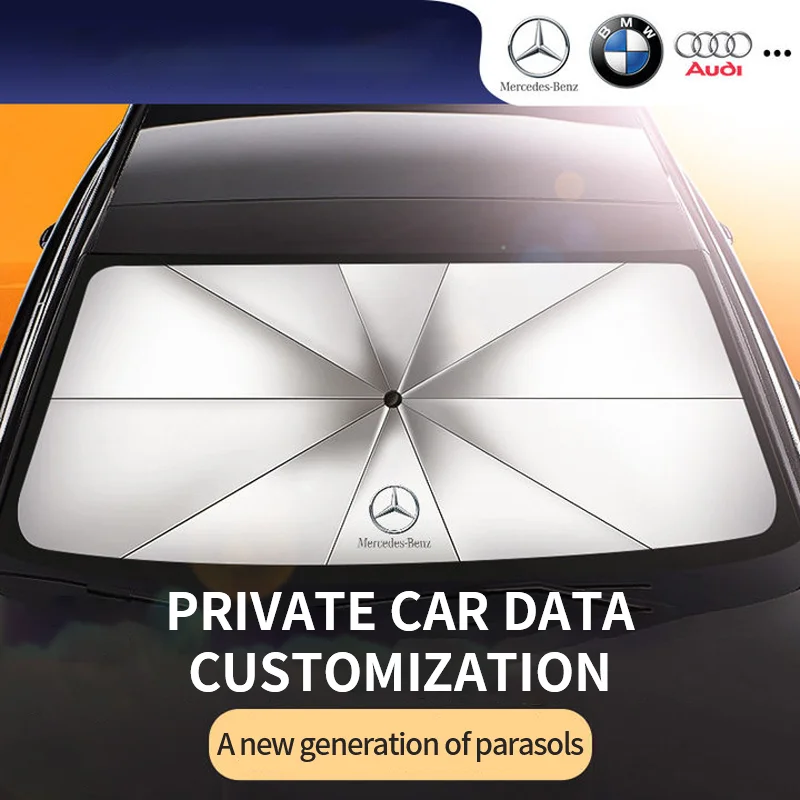 Car Windshield Anti-UV Heat Insulation Folding Sunshade