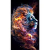Diamond Painting -Full Round Drill Lion(70*40 CM)
