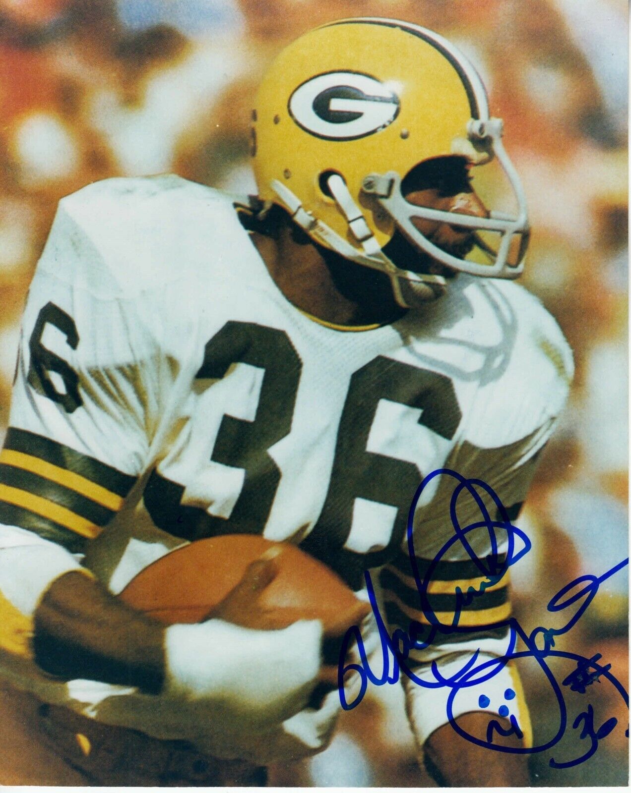 MacArthur Lane #0 8x10 Signed Photo Poster painting w/ COA Green Bay Packers 032419