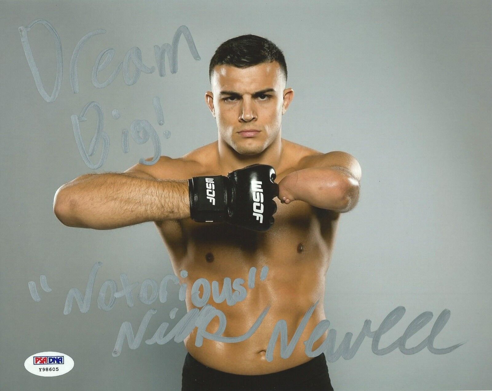 Nick Newell Signed 8x10 Photo Poster painting PSA/DNA COA WSOF World Series of Fighting MMA 20 1