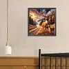 Diamond Painting-DIY Full Round Drill Autumn Elk(40*40CM)
