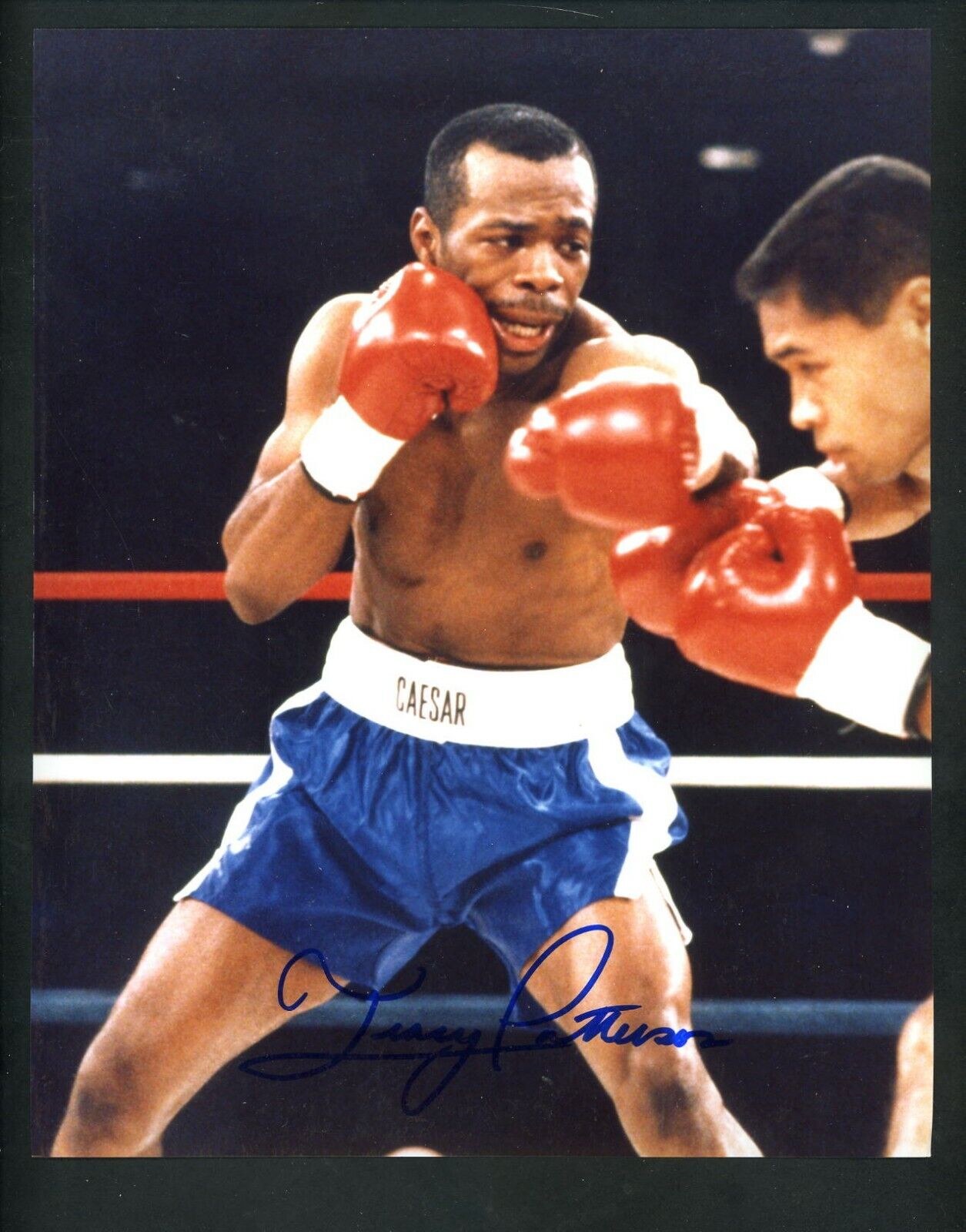 Tracy Patterson Signed Autographed 8 x 10 Photo Poster painting boxing action