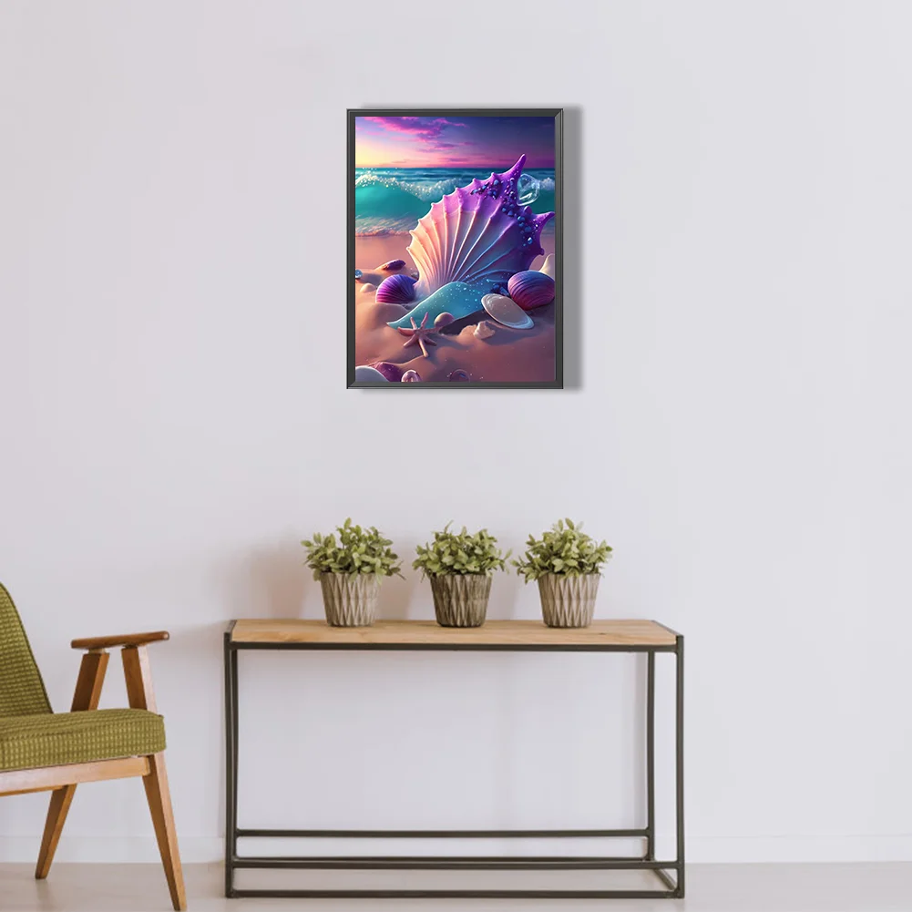 Diamond Painting - Full Round Drill - Beach(30*40cm)