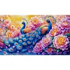 Peacock-11CT Stamped Cross Stitch 90*50cm/35.43*19.69in (Big Size)