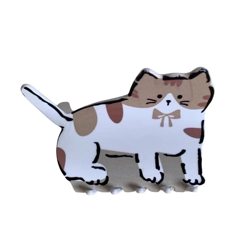 Women’s Cute Dog Cat Arylic Hair Claws