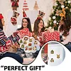 10PCS DIY Pearl Diamond Painting Christmas Fridge Magnets, Sparkling Rhinestone Refrigerator Magnet Craft Kit for Home Decor & Gifts