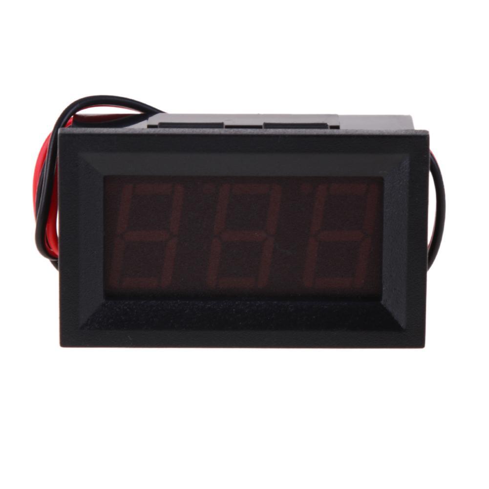 

NEW DC4.5-120V LED Voltmeter Digital Volt Meter Gauge Automobile Motorcycle, 红色, 501 Original