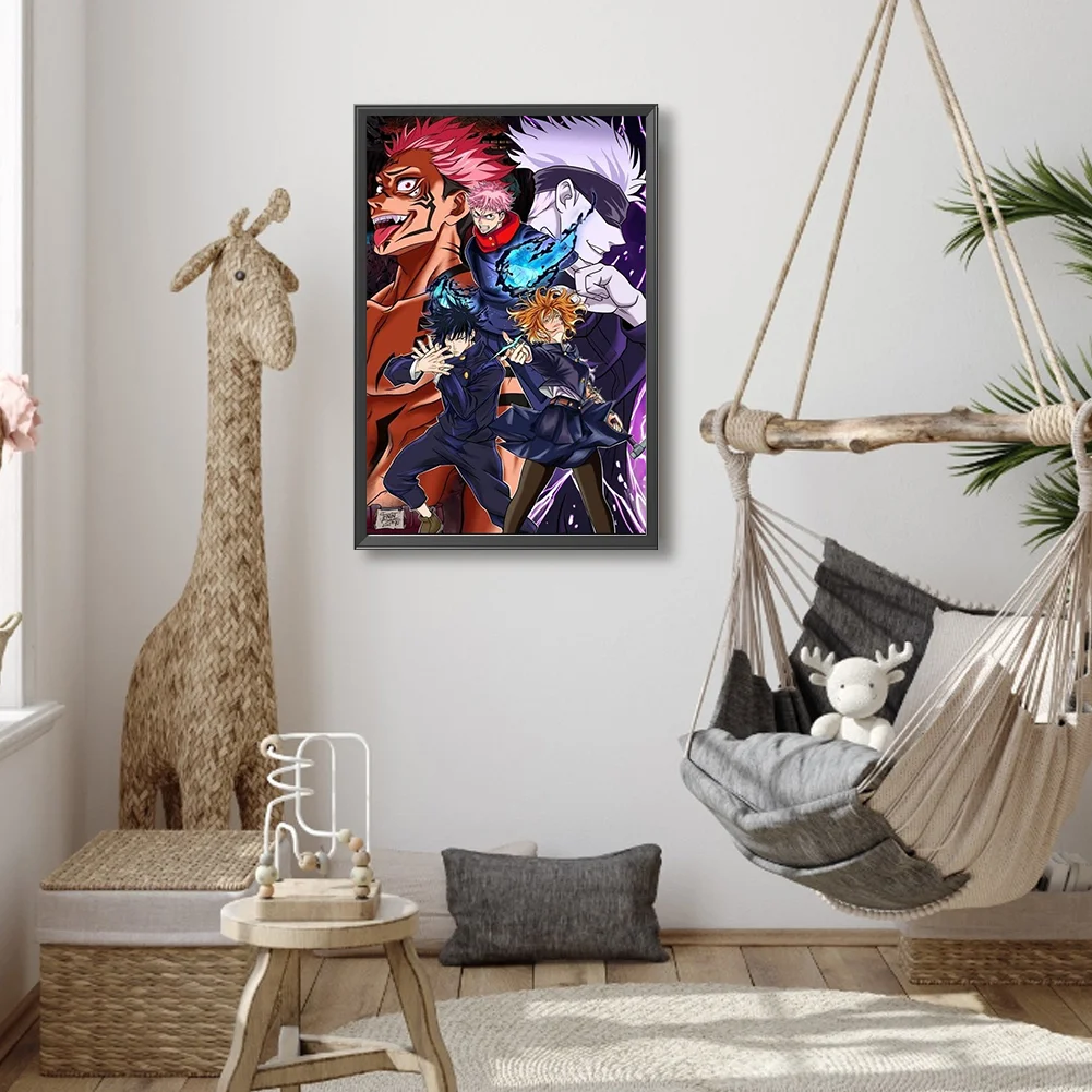 Diamond Painting - Full Round Drill - Jujutsu Kaisen(Canvas|40*60cm)