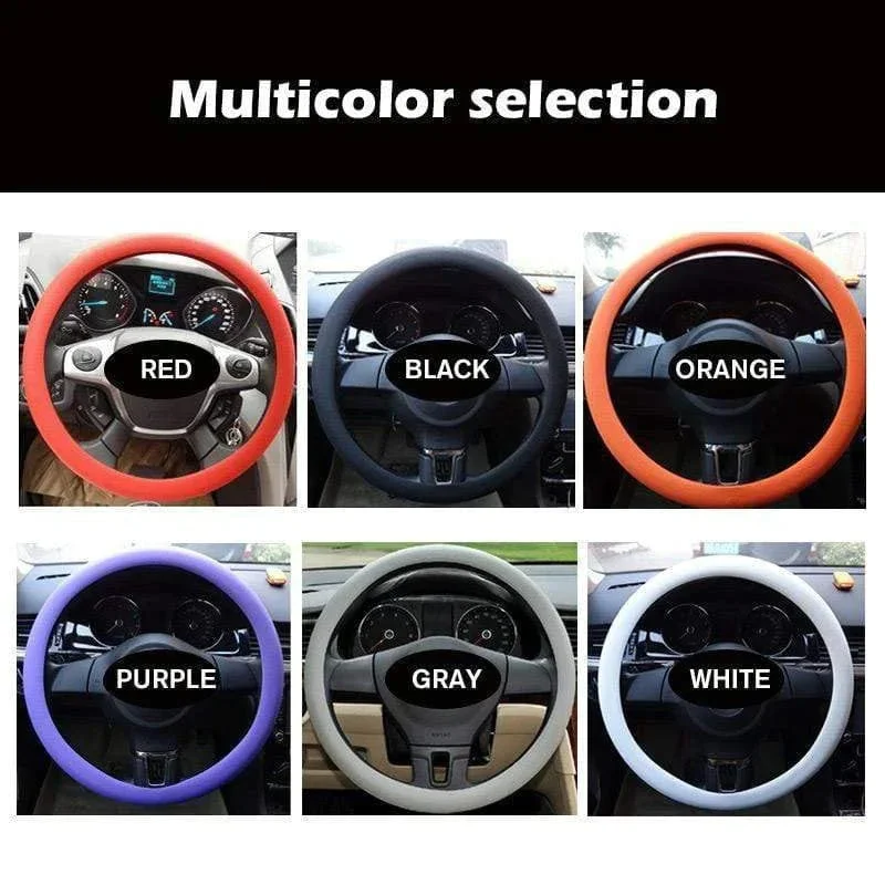 🔥Summer Hot Sale-48% OFF-Cool non-slip silicone steering wheel protector