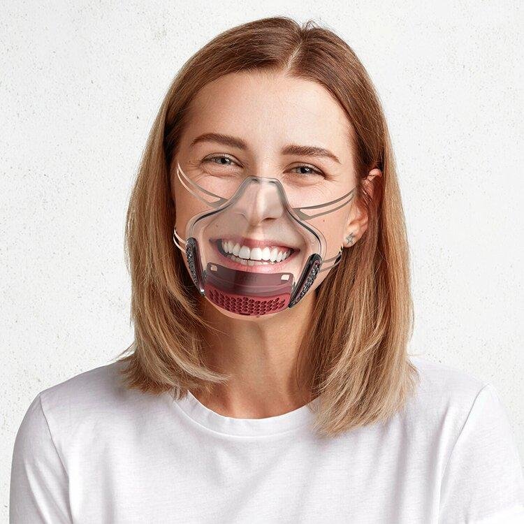 Hugoiio™ Free Smile Silicone Face Shield 2.0