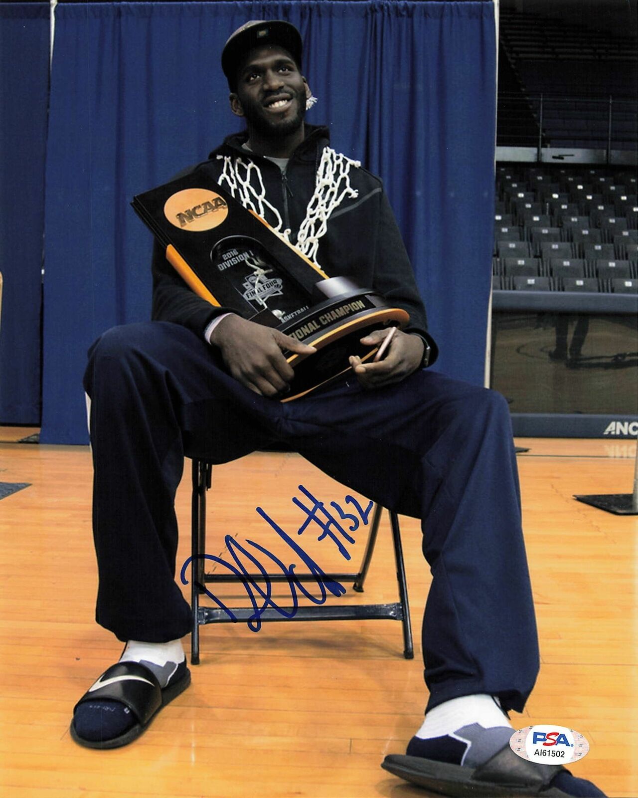 Daniel Ochefu signed 8x10 Photo Poster painting PSA/DNA Villanova Wildcats Autographed