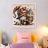 Coffee Gnome - 11CT Stamped Cross Stitch - 40*40cm