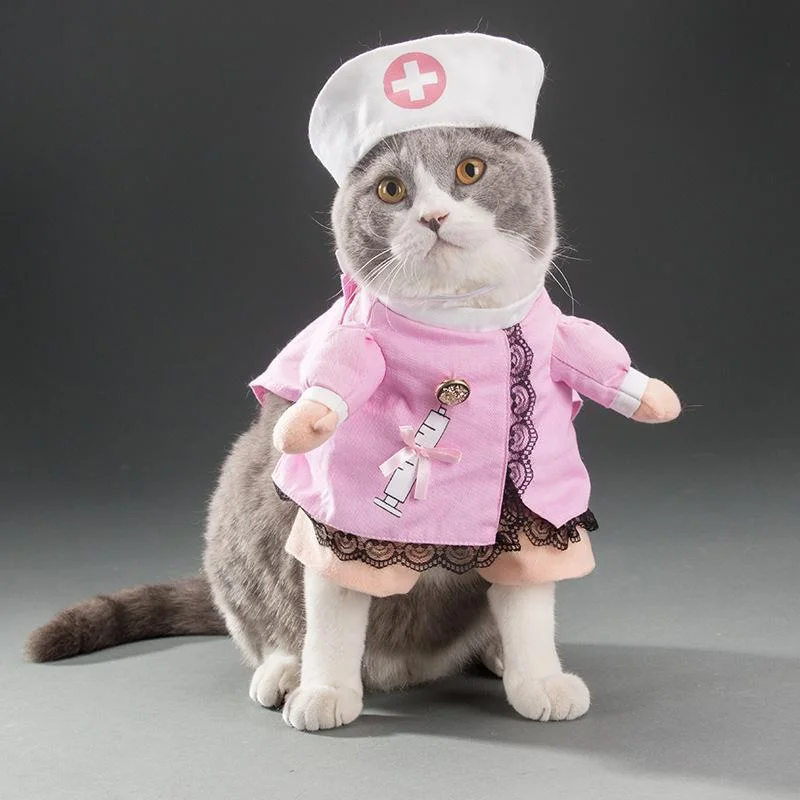 Lovepetplus - Halloween Nurse Outfit  