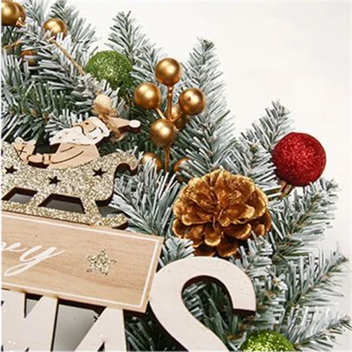 New Christmas pine branch pine cone cane scenery garland
