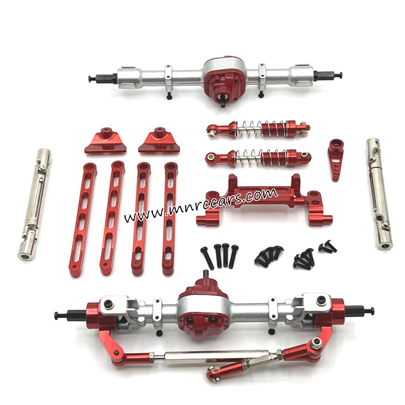 MN Model MN82 RC Truck Upgrade Parts Front and Rear Axles Kits Connect Rod Shocks