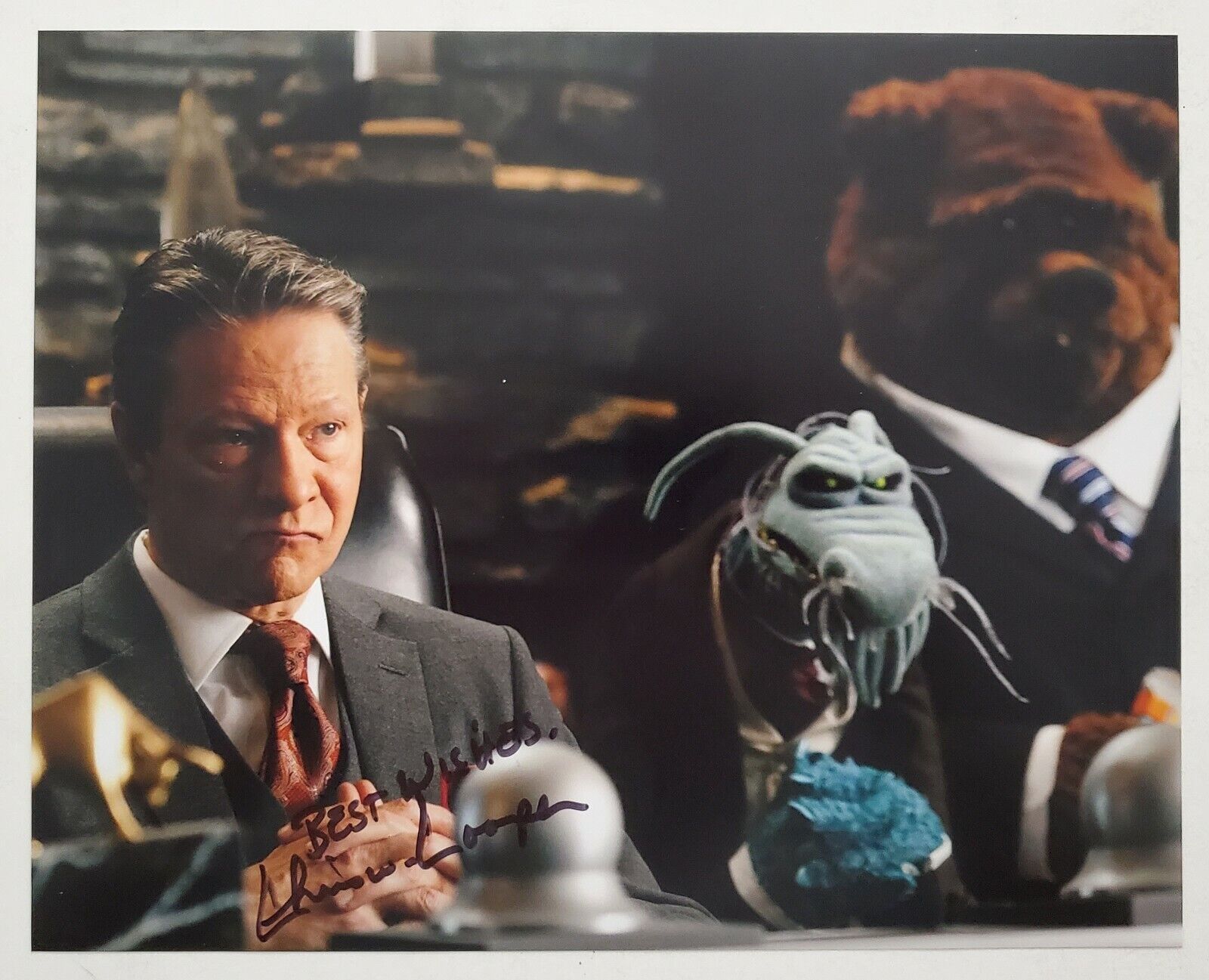 Chris Cooper Signed The Muppets 8x10 Photo Poster painting Irresistible Cars Town Actor RAD