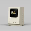 Retro Small Computer Lyrics Speaker Desktop Clock Alarm Lyrics Display Wireless Bluetooth Speaker