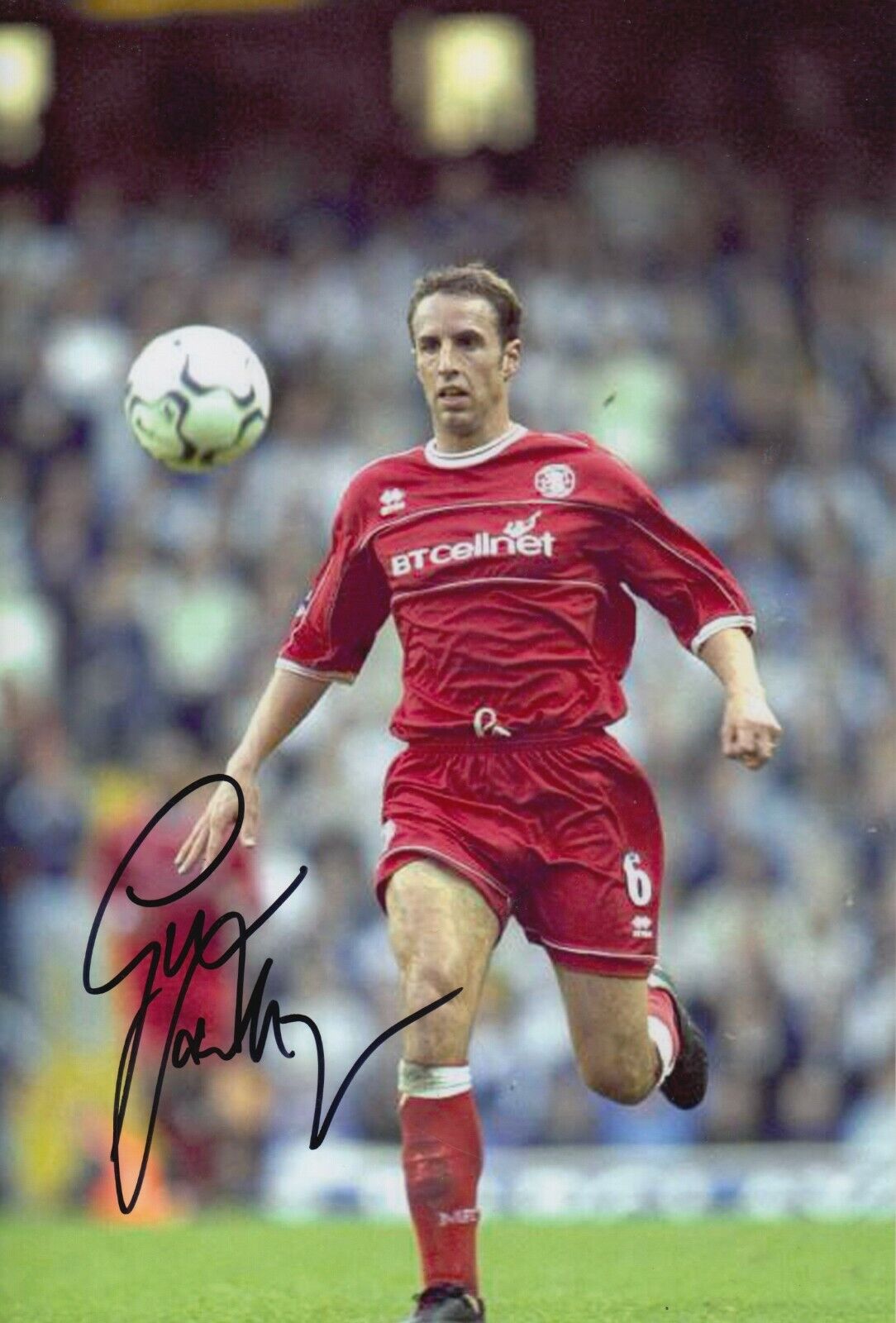 Gareth Southgate Hand Signed 12x8 Photo Poster painting - Middlesbrough Football Autograph 1.