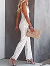 Crochet Backless Empire Jumpsuits