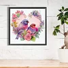 Diamond Painting -DIY Round Drill Love Sparrow（40x40cm）