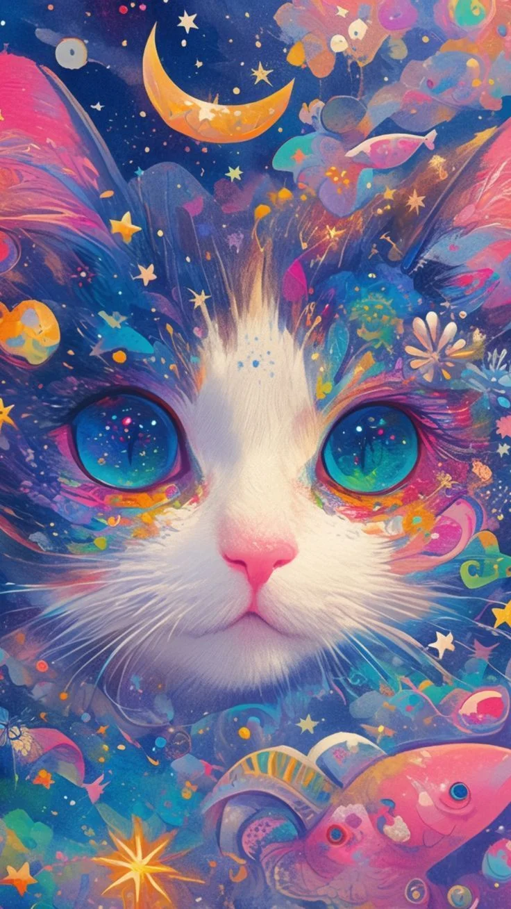 Full Round Diamond Painting-Cat 40*70cm