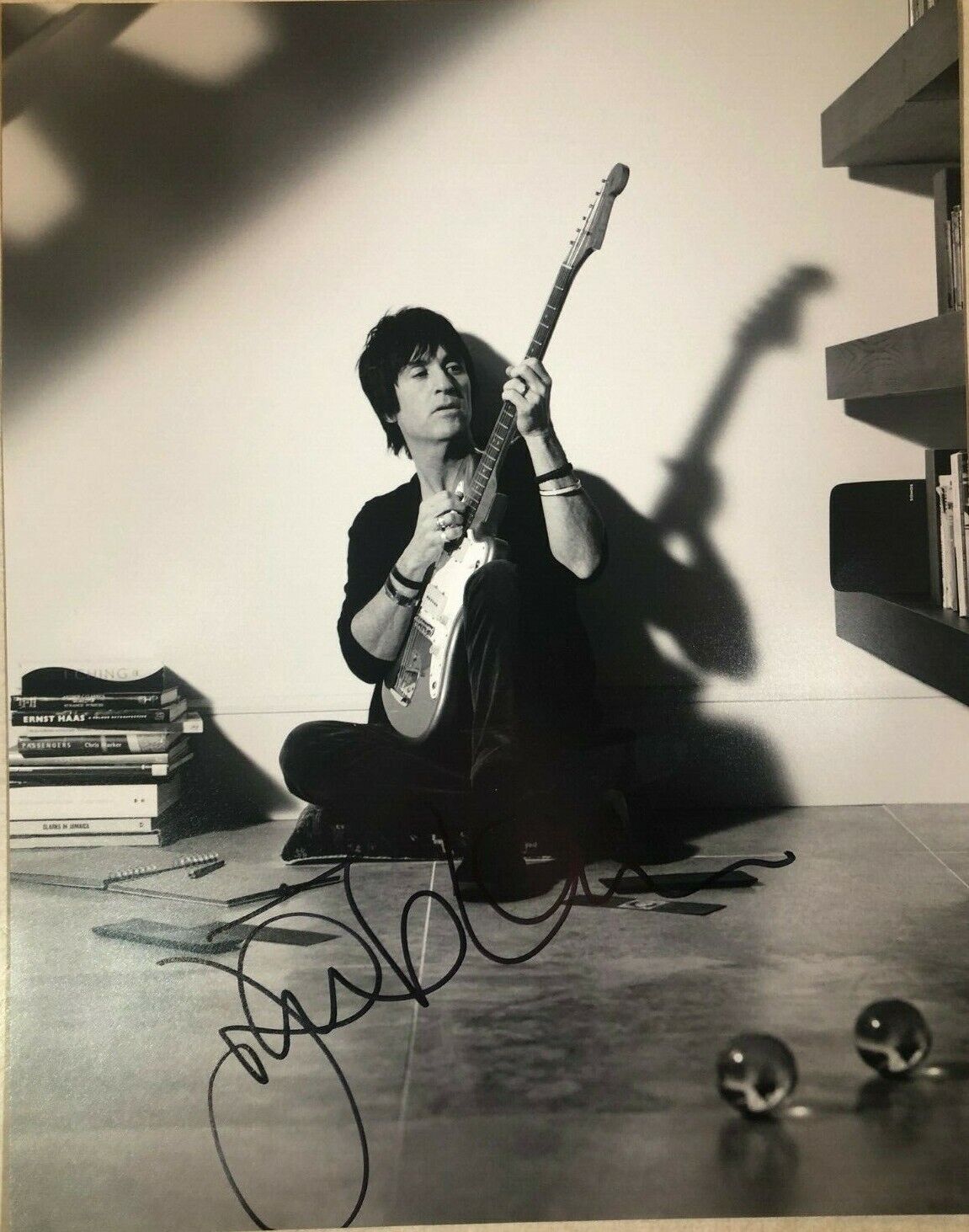 The Smiths JOHNNY MARR Signed 11x14 Photo Poster painting BECKETT Q89454