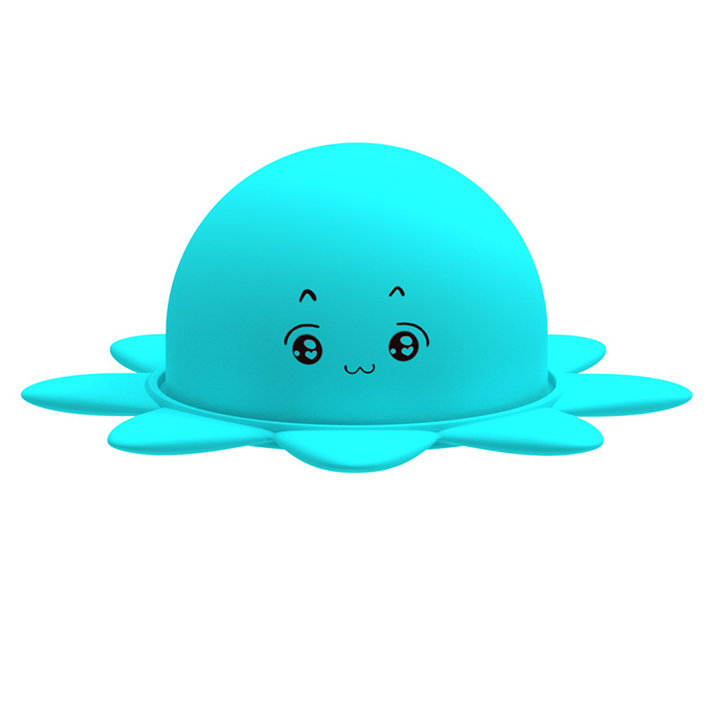 

Octopus Reversible Toy Double-sided Flip Doll Decompression (Blue Happy), 501 Original