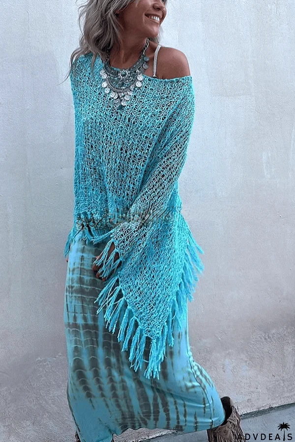 Adoring Memories Tie-dye Elastic Waist Maxi Skirt