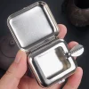Mini Metal Ashtray Portable Small Ashtray Outdoor Portable Pocket Ashtray Creative Car Smoking Accessories