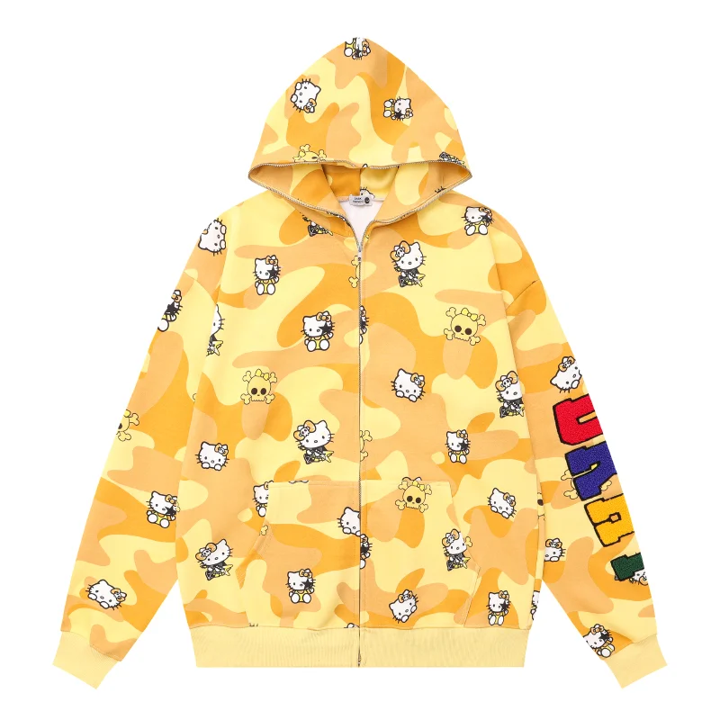 Kawaii Kitty Camouflage Jacket KI167