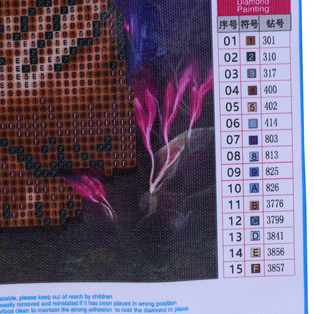 Diamond Painting - Partial Round Drill - Beauty and Tiger(40*30cm)