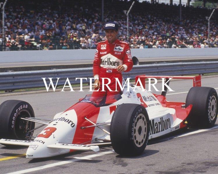 RICK MEARS Indy Glossy 8 x 10 Photo Poster painting Marlboro Racing Man Cave