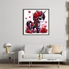 Rose Unicorn-14CT Counted Cross Stitch 40*40cm/15.75*15.75in tapestrymarket