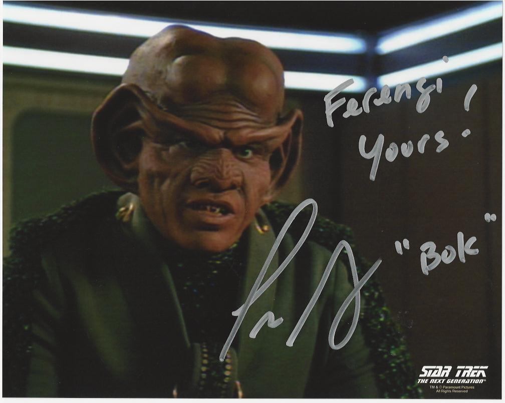 Lee Arenberg - Star Trek TNG signed Photo Poster painting