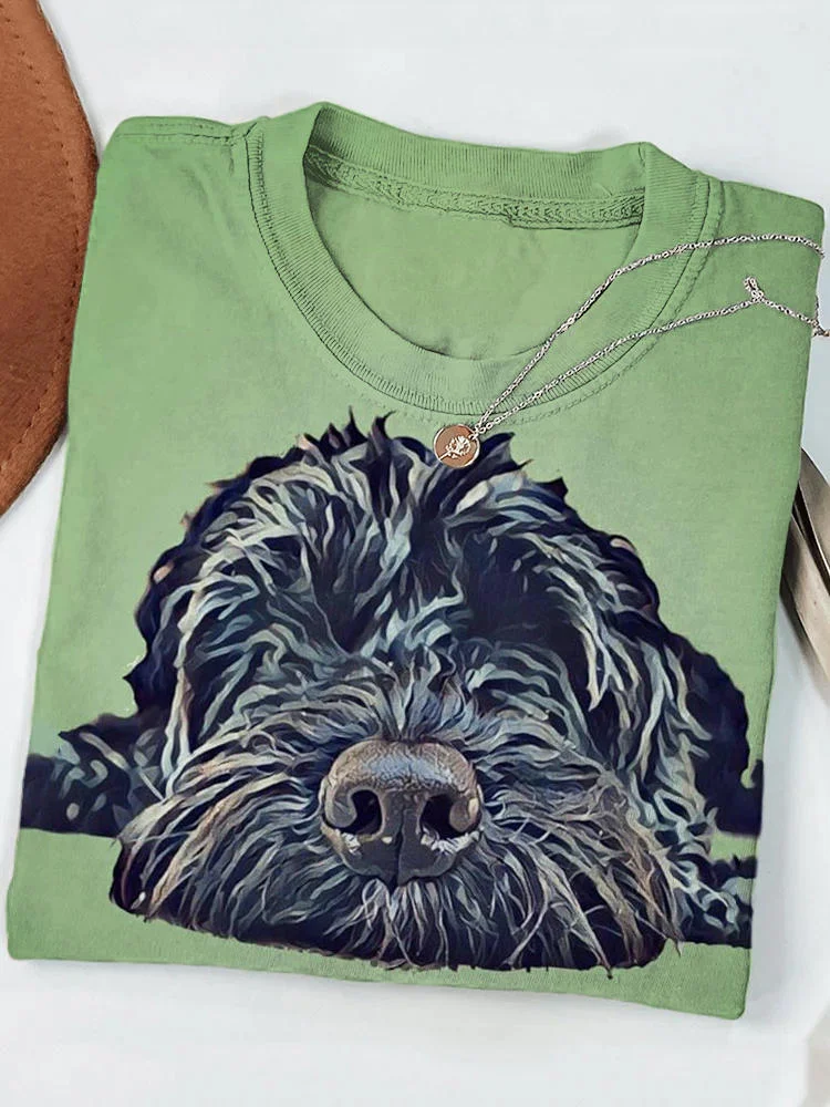 Sleeping Dog Casual T-Shirt