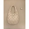 Beaded Lace Handmade Tote Bag